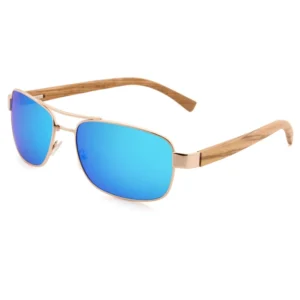 High Quality Mixed Material Sunglasses Polarized Lenses Custom Laser Engraving Eco Conscious Design