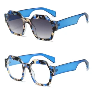 High Quality Multi Style in Stock Wide Leg Luxury UV400 Color Sunglasses for Women’s Luxury Brand