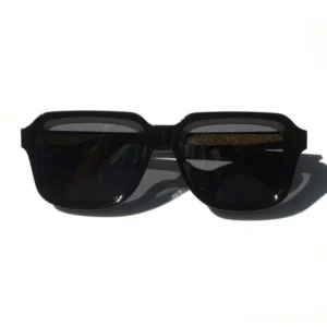 High Quality New Fashion Polarized Sunglasses White Clear Acetate Sun Shades with UV400 Tac Lenses and Transparent Frame