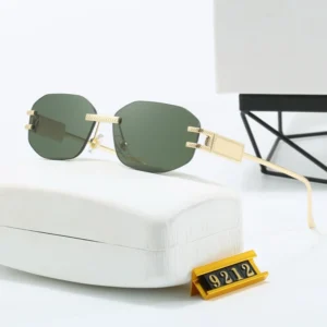 High Quality New Trend Metal Frameless Sunglasses Retro Fashion Brand Rimless Designer Sunglasses