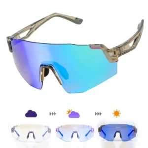 High Quality Outdoor Sports Running Sunglasses Uv400 Eye Protection Mountain Bike Goggles Cycling Photochromic Bicycle Glasses