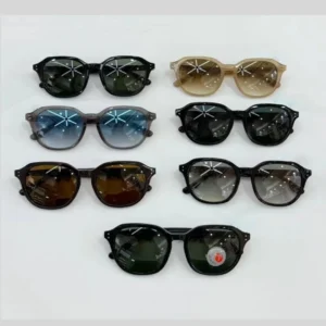 High Quality Outdoor Vintage Women Black Polarized Round Luxury Sunglasses Men TR90 Sunglasses