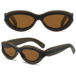 High Quality Personality Oval Cat Eye Sunglasses Unisex Gradient Premium Fashion Small Frame UV Protection New Sunglasses