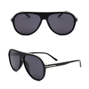 High Quality Plastic Frame Fashion UV400 Women Sunglasses Polarized Retro Man Sunglasses