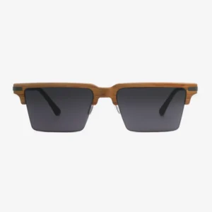 High Quality Polarized Lens Wooden Frame and Titanium Temple Fashion Unisex Luxury Top Quality Wooden Sunglasses