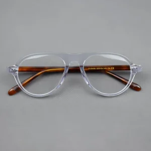 High Quality Premium Acetate 3+2 Hinges Flat Top Eyewear Eyeglasses Sunglasses Custom Prescription Optical Glasses Frames