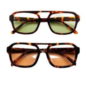 High Quality Retro Non Polarized Sunglasses for Men Women UV400 Acetate Frame White Vintage Sun Glasses