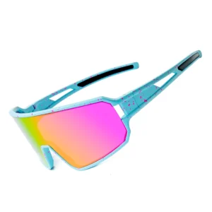 High Quality Sports Sunglasses Polarized Lenses Cycling Riding Glasses UV400 Protection Mens Running Fishing Safety Eyewear