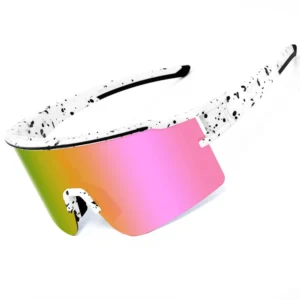 High Quality Sports Sunglasses Polarized Mirror Lens Cycling Riding Glasses Mens Running Fishing Safety Goggles Custom Logo