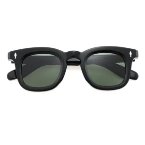 High Quality Square Acetate Sunglasses with Nail Ornament Fashion Sunglasses Custom Logo Sunglasses