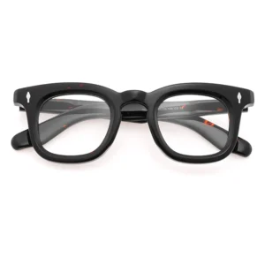 High Quality Square Oversize Acetate Custom Optical Eyewear Spectacle for Men Light Frames Ready Stock