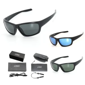 High Quality TR90 Frame Polarized Glass Lens UV Protection Sunglass Logo Sunglasses for Fishing Outdoor Vacations Gift Idea