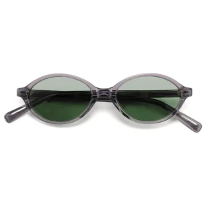 High Quality Trending Frame Oval Acetate Sunglasses Brand Design Fashion Sunglasses Polarized Sunglasses Ready Stock