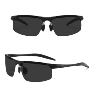 High Quality UV400 Outdoor Sports Polarized Sunglasses Men Fishing Color Change Driving Night Vision Windproof Sports Sunglasses