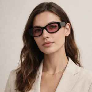 High Quality UV400 Polarized Rectangle Sunglasses Custom Logo Thick Frame Designer New Fashion Sunglasses for Men Women