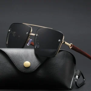 High-definition Polarized UV400 Sunglasses Square Driving Cycling Goggles Retro Stylish Personalized Men Women Sun Glasses