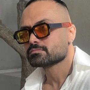 High-quality Fashionable Plastic Square UV400 Sunscreen Luxury Fashion Women’s and Men’s Sunglasses
