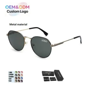 High quality Metal Polarized Sunglasses for Men New Style Fashionable for Driving and Sun Protection Customizable Sunglasses