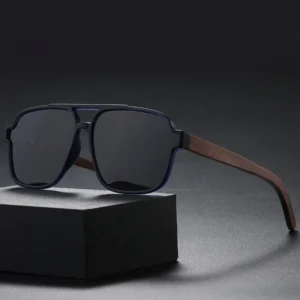 Hot Fashion Lightweight Sunglasses Polarized Sunglasses Vintage Handmade Smooth Wooden Men’s Sunglasses