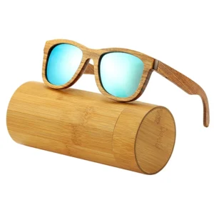 Hot Selling Natural Wooden Sunglasses Handmade Polarized Sunglasses With Cases Dropshipping