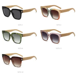 Hot Selling Sun Glasses PC UV 400 Lenses Unisex Custom Wooden Sunglasses Trending Designer Sunglasses for Ladies