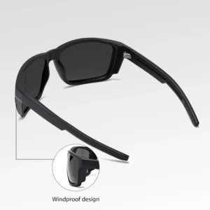 In Stock High Luxury Unisex Sports Sunglasses UV400 Polarized Full Rim Square Green Brown Blue Customizable Outdoor Driving