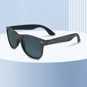 In Store Wood Grain Sunglasses Men Anti UV Fashion Square Nail Shades Sunglasses