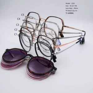 Instrument Color Metal Foot Cover Mirror Glasses Frame Sunglasses Multi function Set Factory Direct Sales 2252