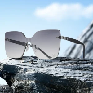 Intelligent Outdoor Sunglasses for Men Women Gradient Polarized Lenses UV Blue Light Protection Color Changing Design Made