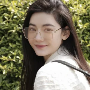Inverted Half Frame Metal Square Sunglasses Women New Sunglasses Light Luxury Sun Glasses Concave Shape Glasses