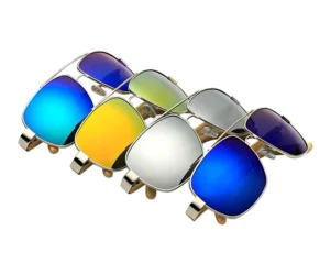 Italian Brand Trendy Metal Frame Bamboo Legs Promotional Lentes De Sol