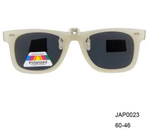 JAP0023 OEM Unisex Fashion for Full rim Flip Up Sunglasses Polarized Mirror Coating TAC Lenses TR Frame All Ages Made China