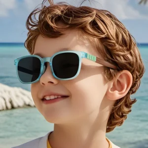 KB9694 Children Polarized TR90 Sunglasses UV400 Protection Kids Candy Colors Fashion Sunglasses for Boys and Girls