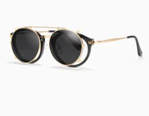 KD1813 Retro Double Detachable Round Sunglasses Vintage Sunglass Men Women