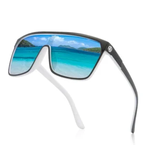KDEAM Custom Logo Polarized Windproof Cycling Sunglasses Men Oversized One Piece Lens Safety Shades KD803
