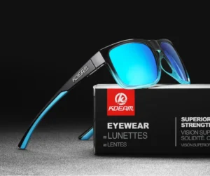 KDEAM KD530 Polarized Sunglasses Square Fishing Sun Glasses Sports Rectangle Sunglasses for Men and Women