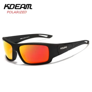 KDEAM Outdoor Cycling Sport Sunglasses Polarized Fishing Climbing Sun Glasses KD711