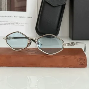 Kelo Japanese Heavy Industry Hip Hop Men’s Women’s Sunglasses Holiday Fashion Photo UV400 Full Frame Boxed