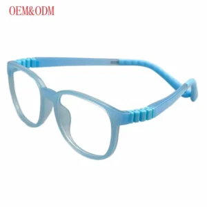 Kids Child Glasses Frame Flexible TR90 Silica Gel Eyeglasses With Lanyard Myopia Optical Glasses Spectacles Frames