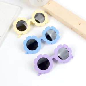 Kids Sun Glasses Children Girls Boys Baby Polarized Sunflower Sunglasses