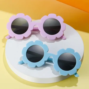 Kids Sun Glasses Macron Glasses Baby Fashion UV 400 Sunscreen Glasses for Kids