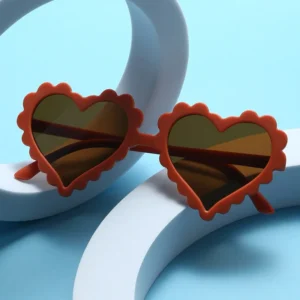 Kids Sunglasses Children Glasses Boy and Girl Sunglasses Adorable Heart UV Protection Outdoor Sun Shades