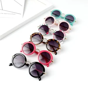 Kids Sunglasses Custom Logo UV400 Polarized Optical Lenses Designer PC Frame Fashionable Baby Eyewear for Boys Girls