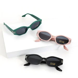 Kids Sunglasses Retro Oval UV400 Protection Trendy Outdoor Sunshade Eyewear for Toddler Boys Girls