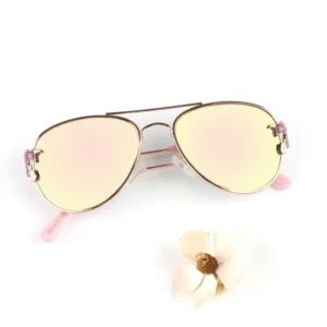 Kids Sunglasses UV Protection Custom Metal Aviation Cute Pink Outdoor Kids Sunglass Sunglasses for Kids