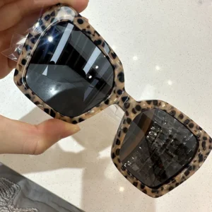 Kinling Trendy Retro Handmade Custom Premium Rectangle Acetate Sunglasses