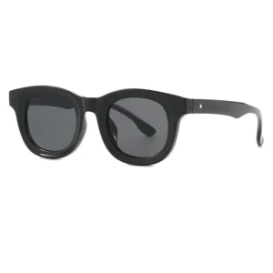Korean Style Ins Wind UV400 Protection Fashion Sunglasses Oval Face Tea-colored Women Slimming
