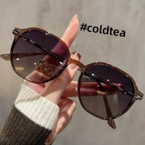 Korean style Instagram inspired Elegant Ultra light Small frame Sunglasses for Women High end UV400 Polarized Slimming Shades