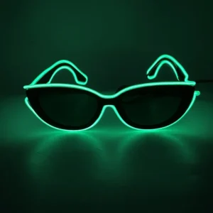 LED Cat Eye Glasses Concert Bachelorette Party Couple Glasses Bride to Be Glasses Glowing Cat Eye Sunglasses Women Men
