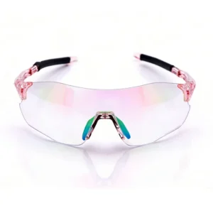 LOW MOQ Running Light Weight UV400 Day And Night Photochromic Transparent Clear Frame Outdoor Sports Sunglasses